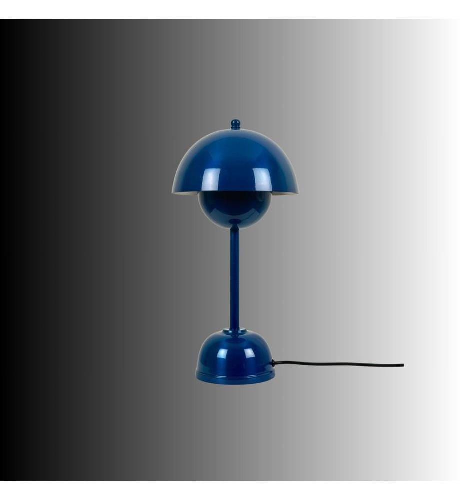 Tischleuchte, Metallgehäuse, Blau