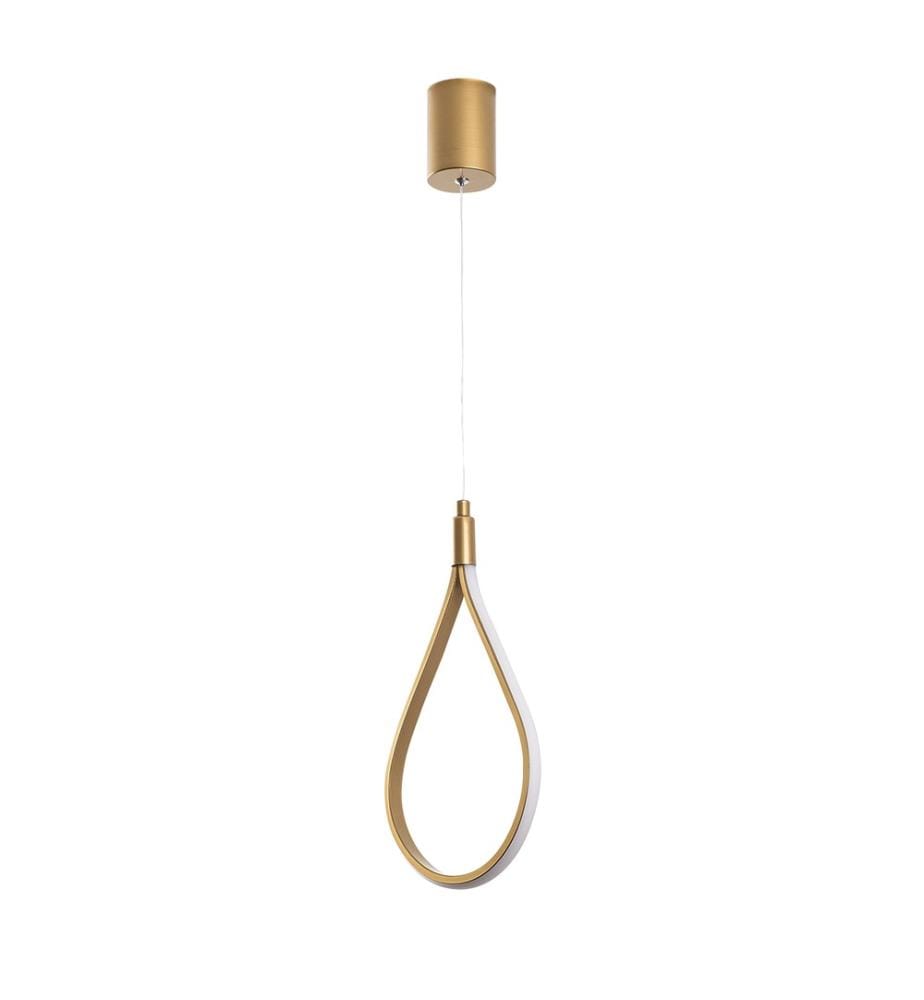 Chandelier, Gold, Metal Body, Metal Base Plate