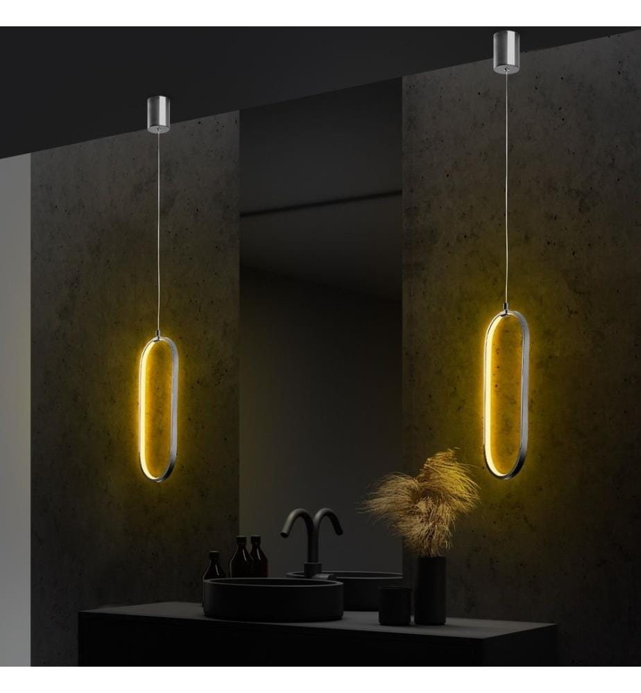 Chandelier, Chrome, Metal Body, Metal Base Plate