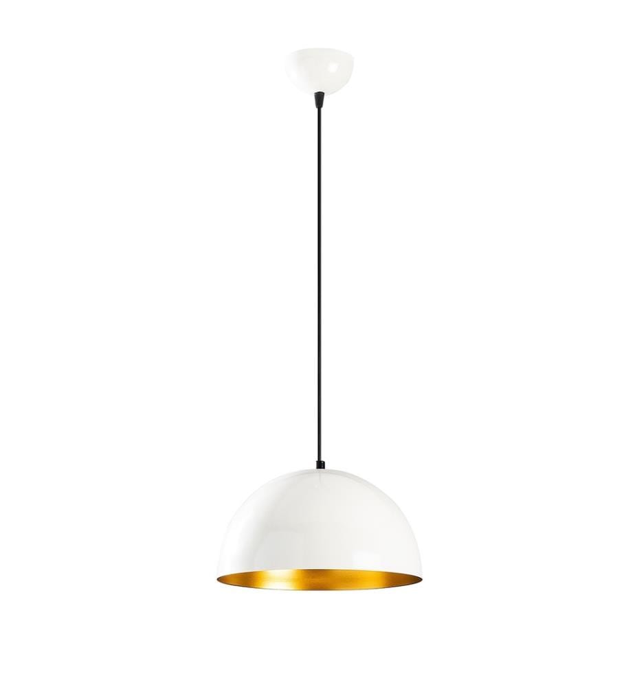 Chandelier, White, Iron Body