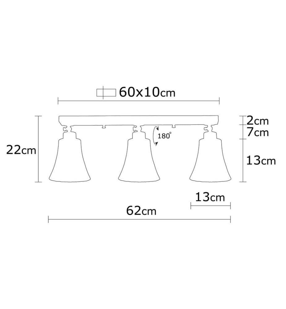 Chandelier, Gold, Metal Body, Glass Cap,Wooden Base