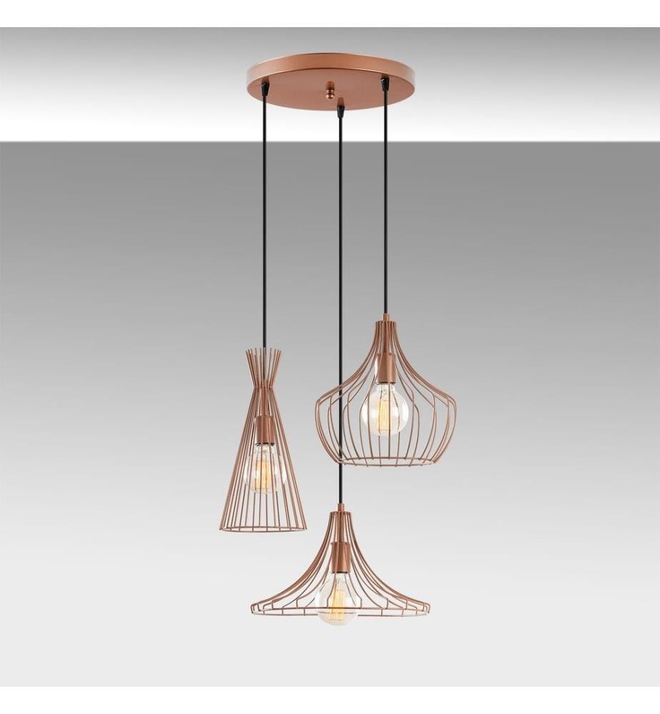 Lustre, Cuivre, Corps en métal
