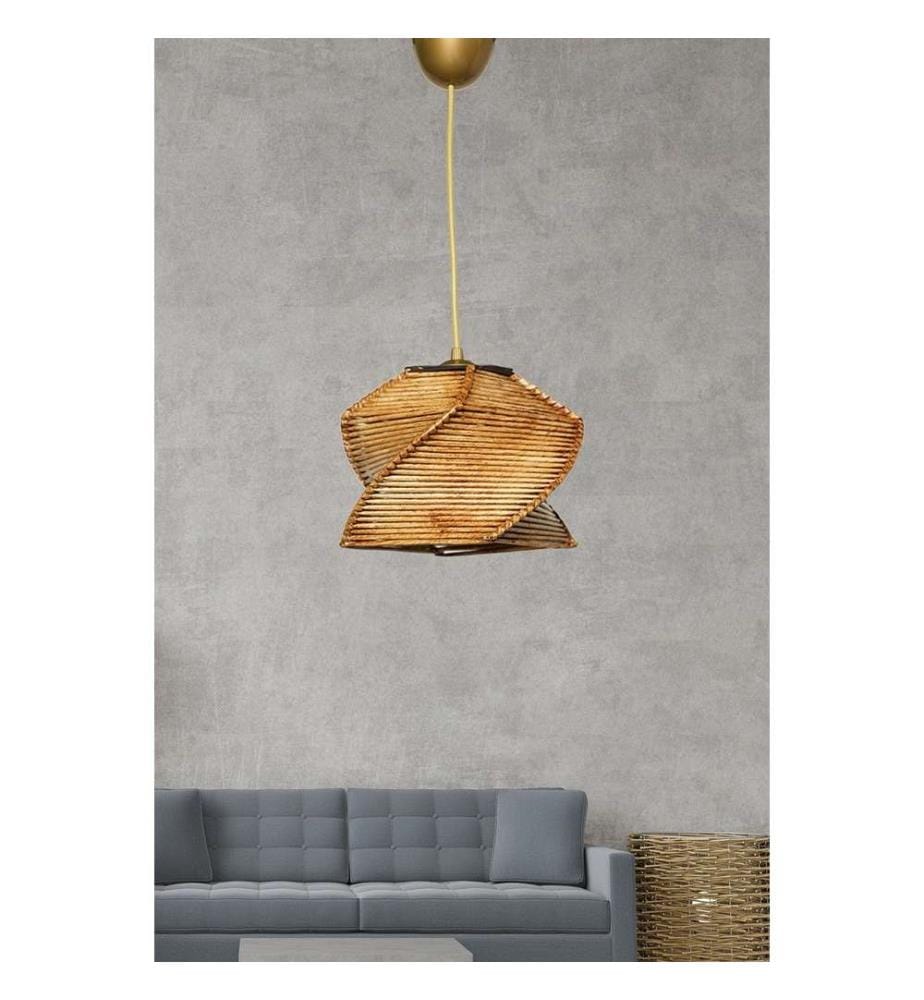 Lustre, brun, corps en plastique