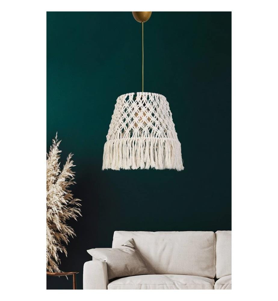 Lustre, blanc, corps en plastique, capuchon en coton