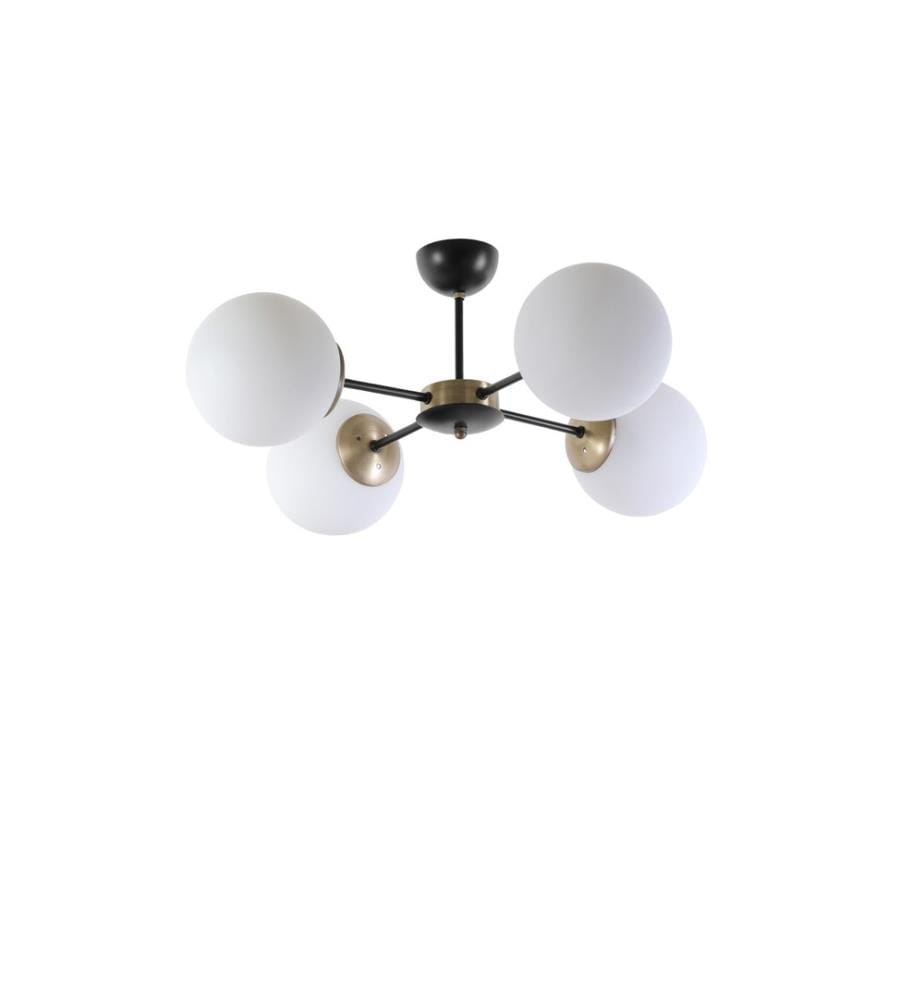 Chandelier, White, Metal
