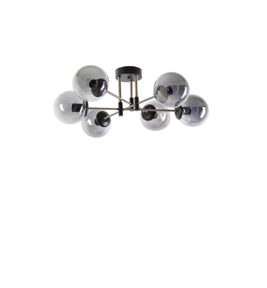 Chandelier, Black Fume, Metal