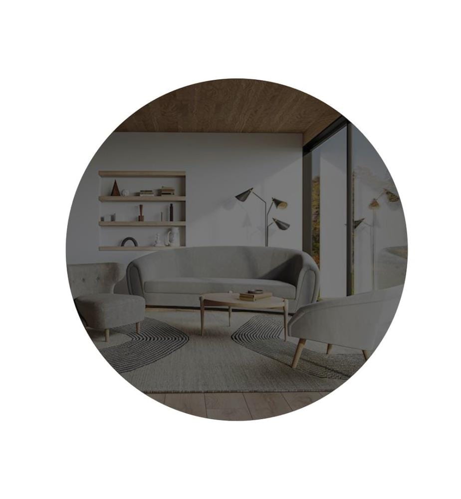 Specchio, Grigio scuro, Argento, MDF