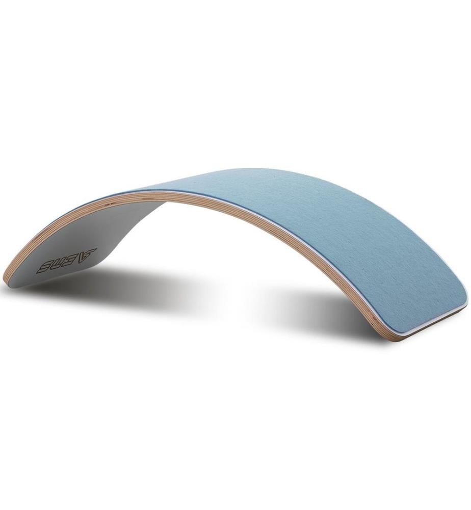 Tavola di equilibrio in legno, Bianco, Blu, Legno di faggio placcato