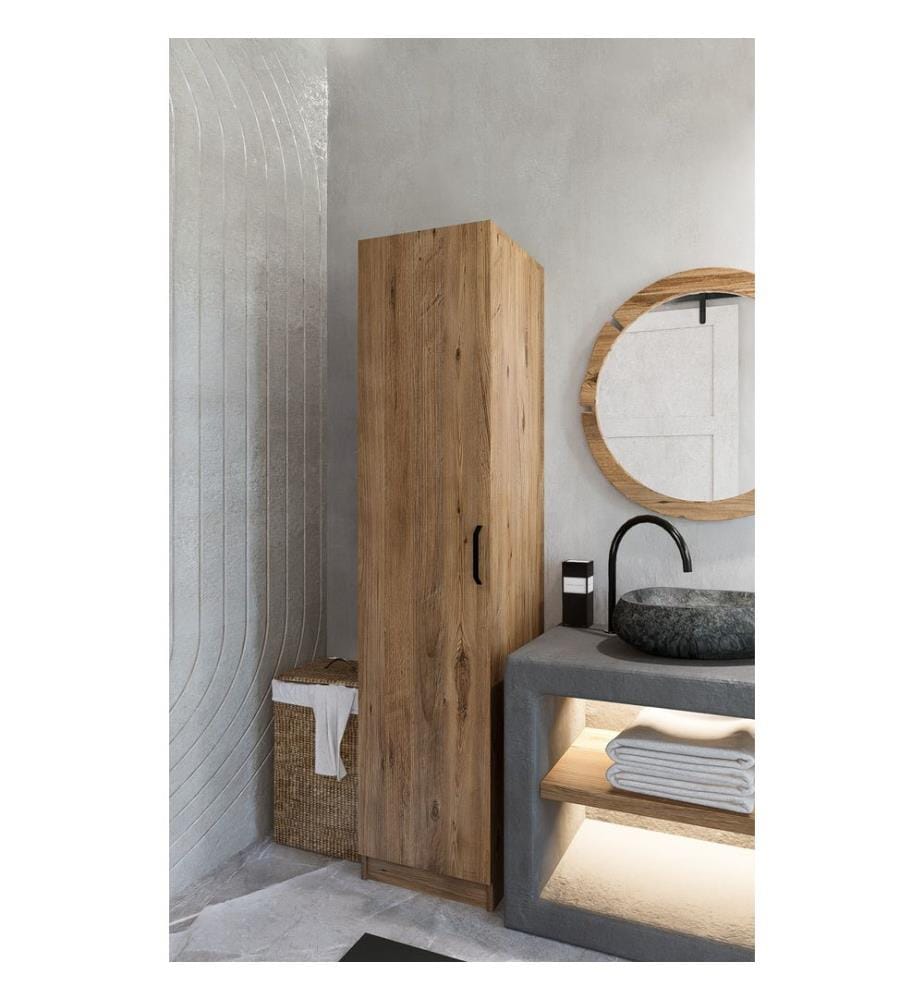 Kleiderschrank, Nussbaum, 100% Melamine beschichtete Spanplatte