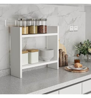 Scaffale da cucina, Bianco, 100% Melamine rivestito Particle Board