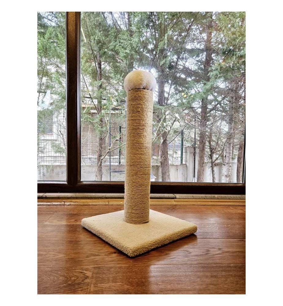Graffiatoio per gatti, Crema, MDF