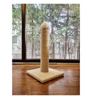 Graffiatoio per gatti, Crema, MDF