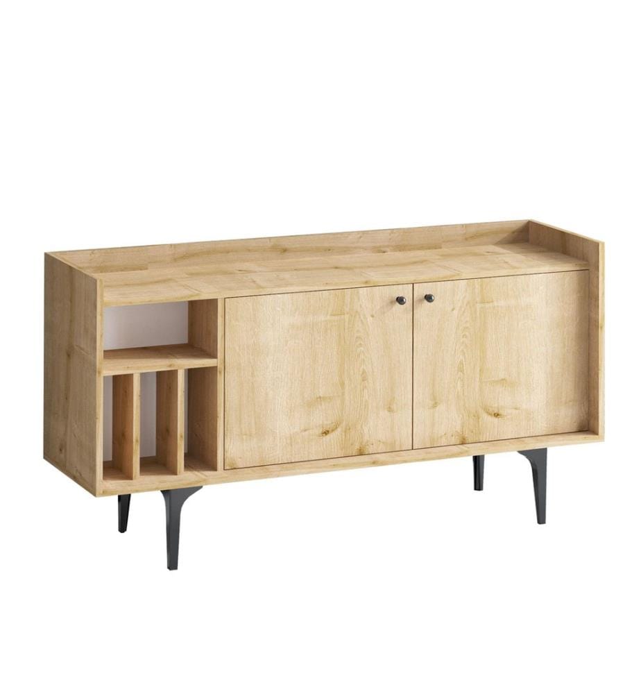 Console, Sapphire Oak, Melamine Coated Particle Board