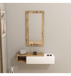 Sideboard, Atlantische Kiefer, Weiss, Melaminharzbeschichtete Spanplatte