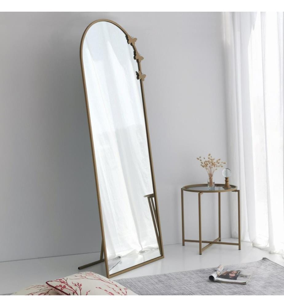 Matt, Or, Miroir Mural, 180X65X1,5 cm, lique