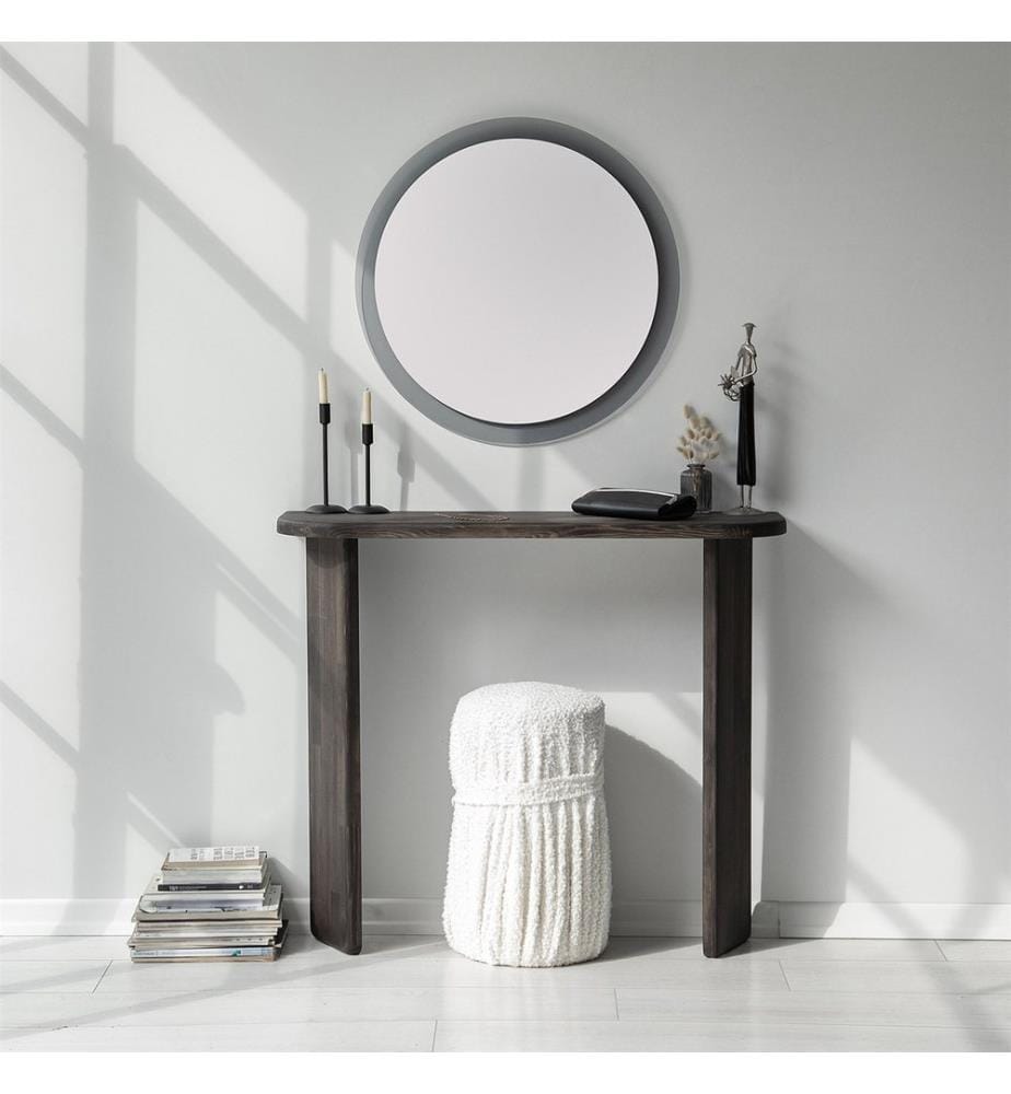 Commode, Anthracite, bois massif