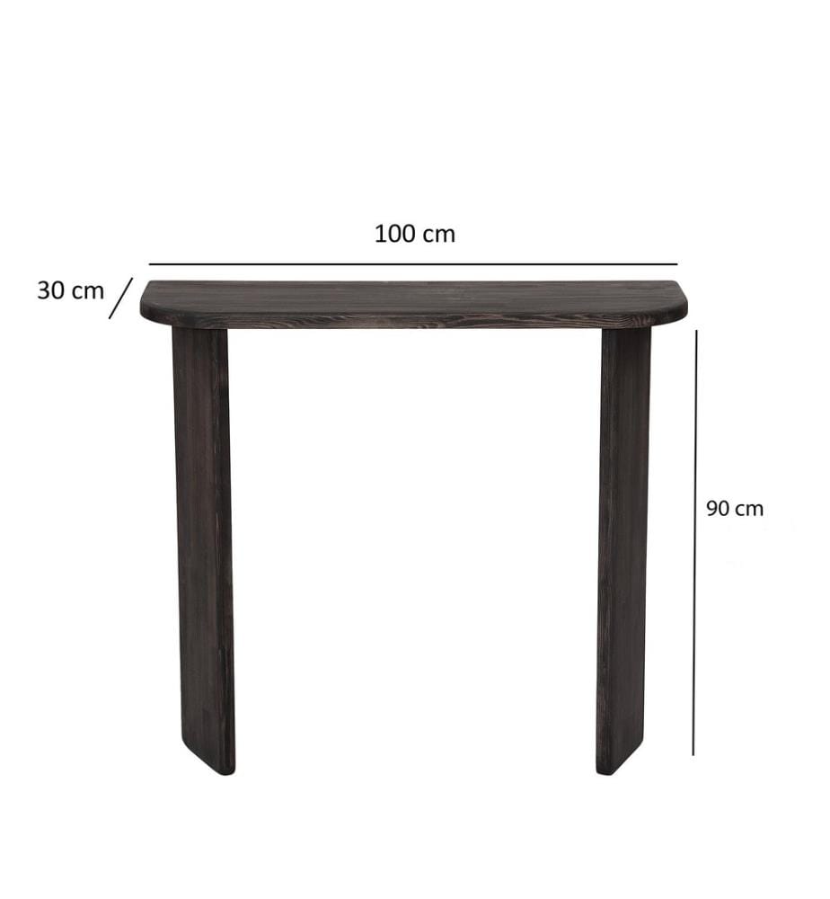 Commode, Anthracite, bois massif