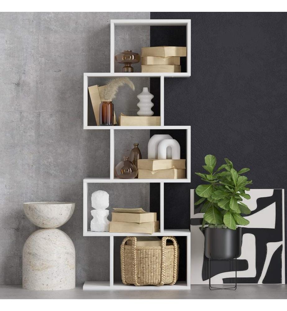Blanc, Étagères, 150X60X30 cm, Plaque De Particules Enrobée De Mélamine