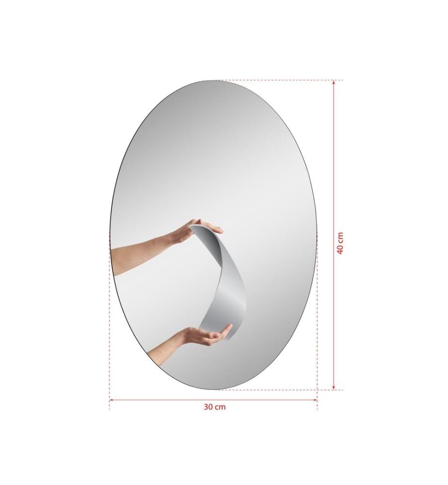 Spiegel, Silber, Shutterproof Unbreakable Mirror, Acryl Mirror With MDF Backing