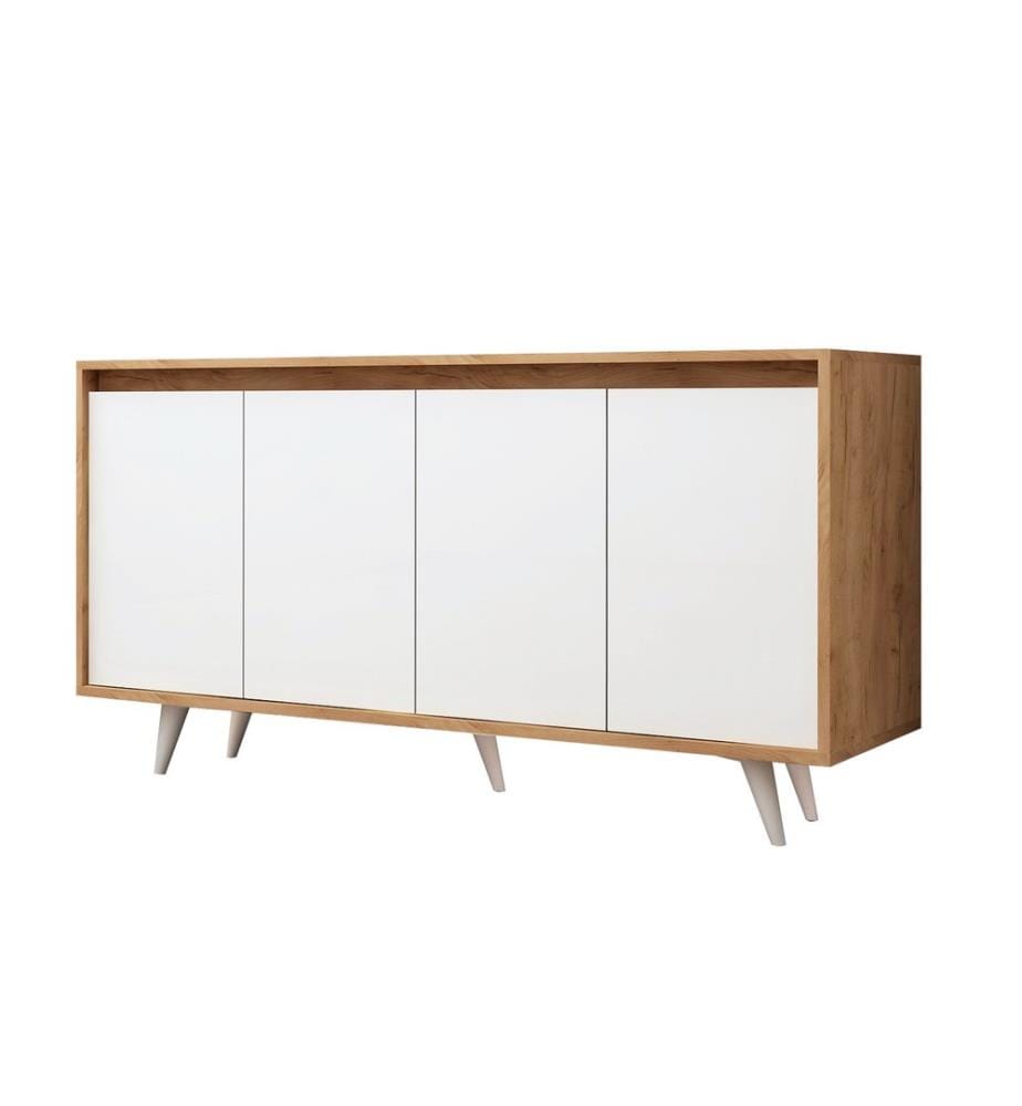Console, OakWhite, Melamine Coated Particle Board