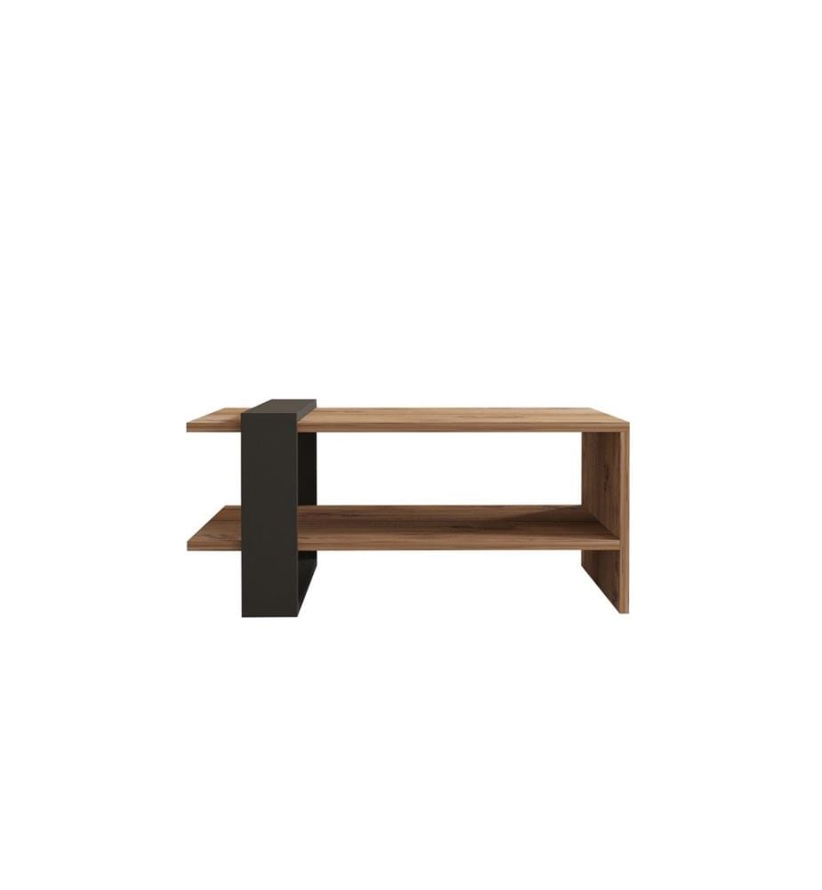 Anthracite, Tables Basses, 35X80X55 cm, Plaque De Particules Enrobée De Mélamine