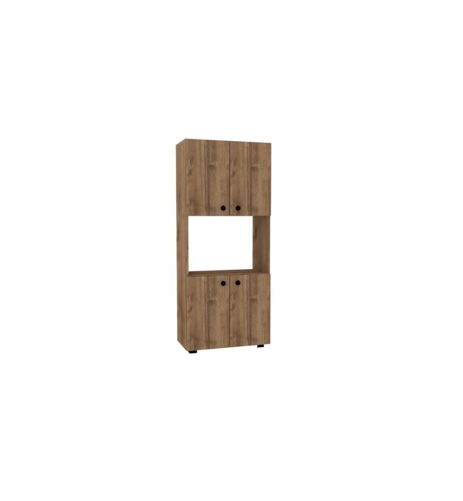 Kitchen Cabinet, Walnut, Melamine Coated Particle Board