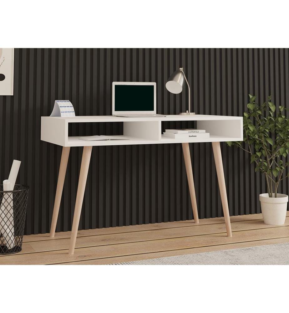 Blanc, Tables Basses, 74,8X120X60 cm, Plaque De Particules Enrobée De Mélamine
