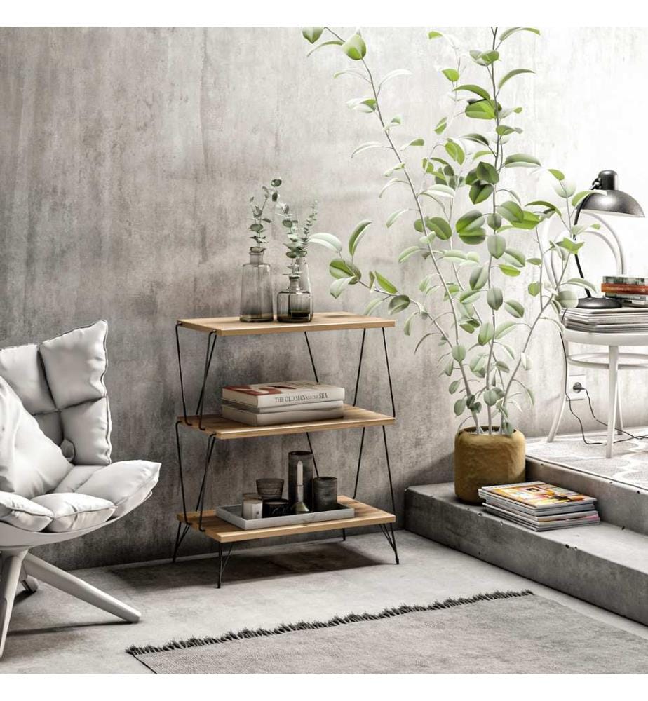Kiefer, Couchtische, 75X48X31 cm, Melaminbeschichtete Partikelplatte