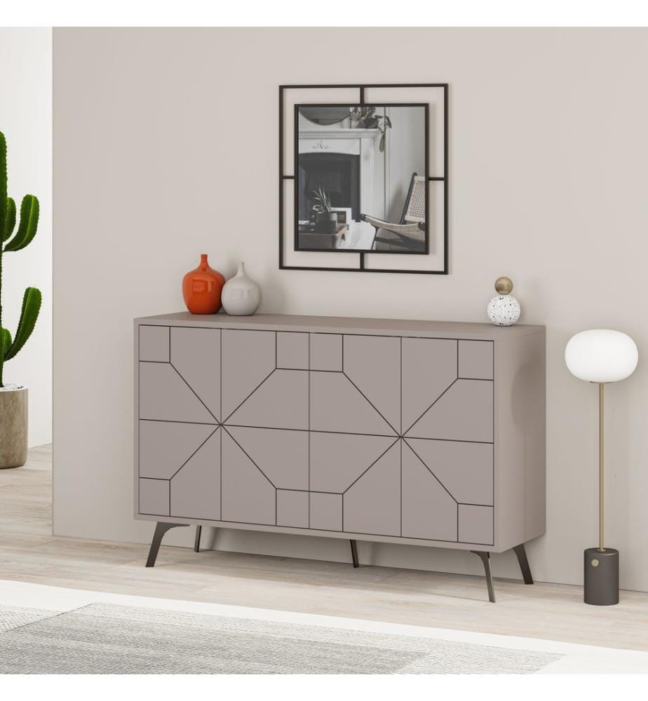 Console, Light Mocha, Melamine Coated Particle Board
