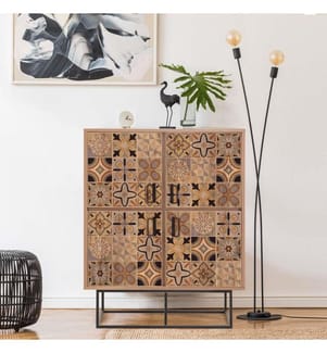 Pino Atlantico, Armadi Per Scarpe, 115X93X36 cm, Piastra Di Particelle Con Rivestimento Melamina