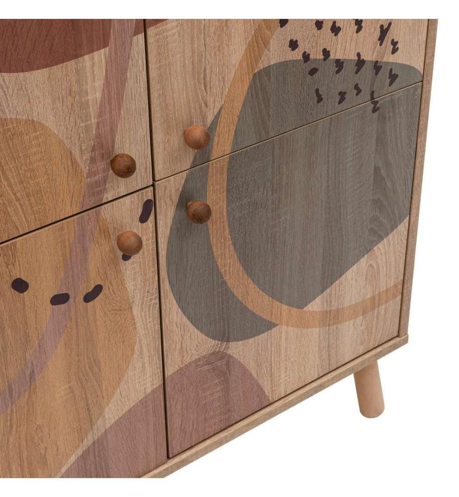 Armoire Multipose, Disque De Particules Mobilisées À À En Mélamine