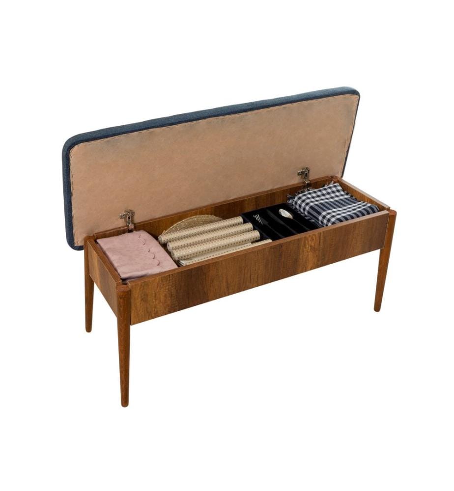 Noix, Bancs, 85X110X46 cm, Plaque De Particules Enrobée De Mélamine