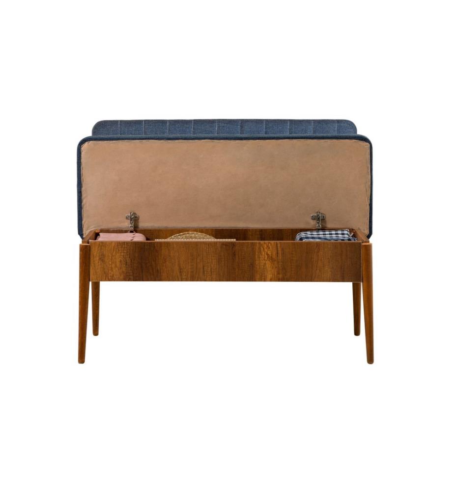 Noix, Bancs, 85X110X46 cm, Plaque De Particules Enrobée De Mélamine