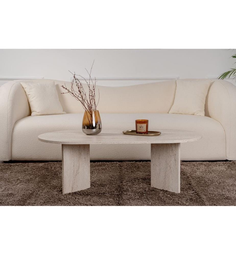 Couchtisch, Travertin, 100 % MELAMINBESCHICHTETE SPANPLATTE
