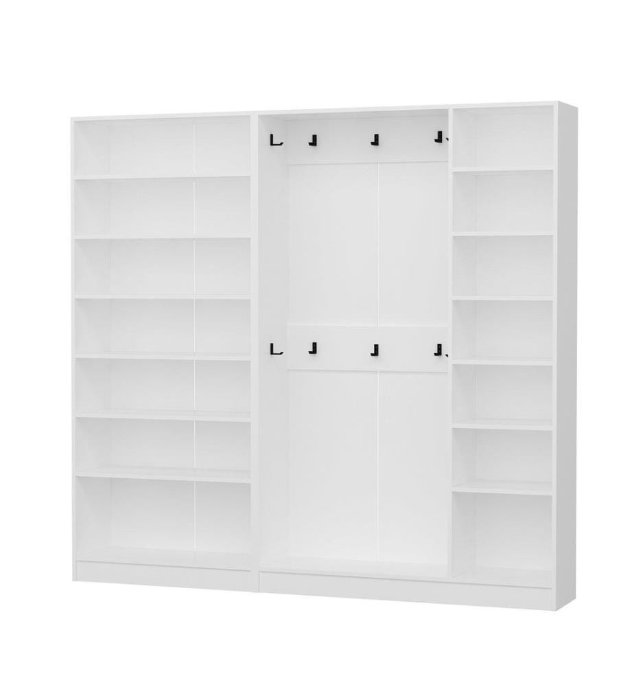 Portemanteau, blanc, 100 % panneau de particules mélaminé