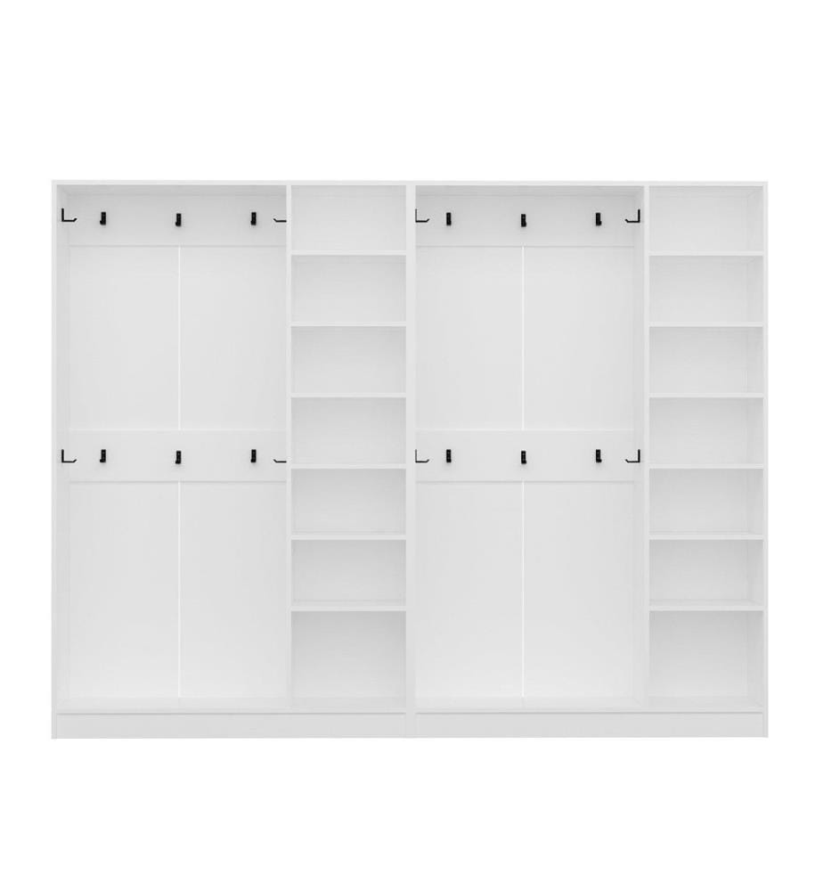 Portemanteau, blanc, 100 % panneau de particules mélaminé