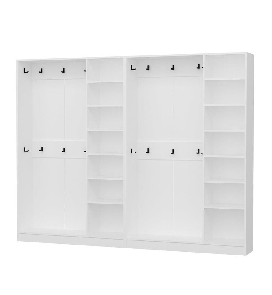 Portemanteau, blanc, 100 % panneau de particules mélaminé