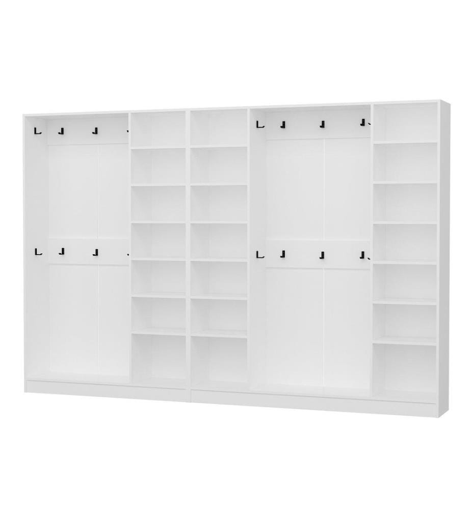 Portemanteau, blanc, 100 % panneau de particules mélaminé