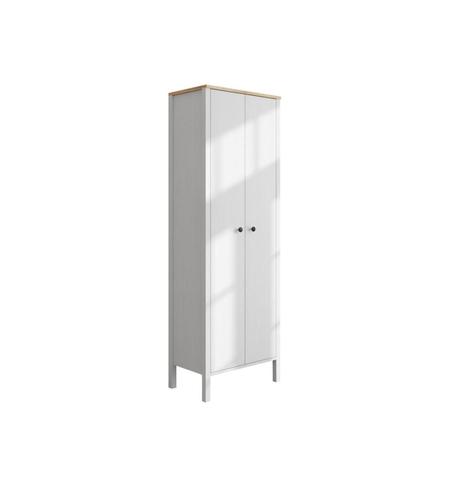 Portemanteau, bois, blanc, 100 % panneau de particules mélaminé