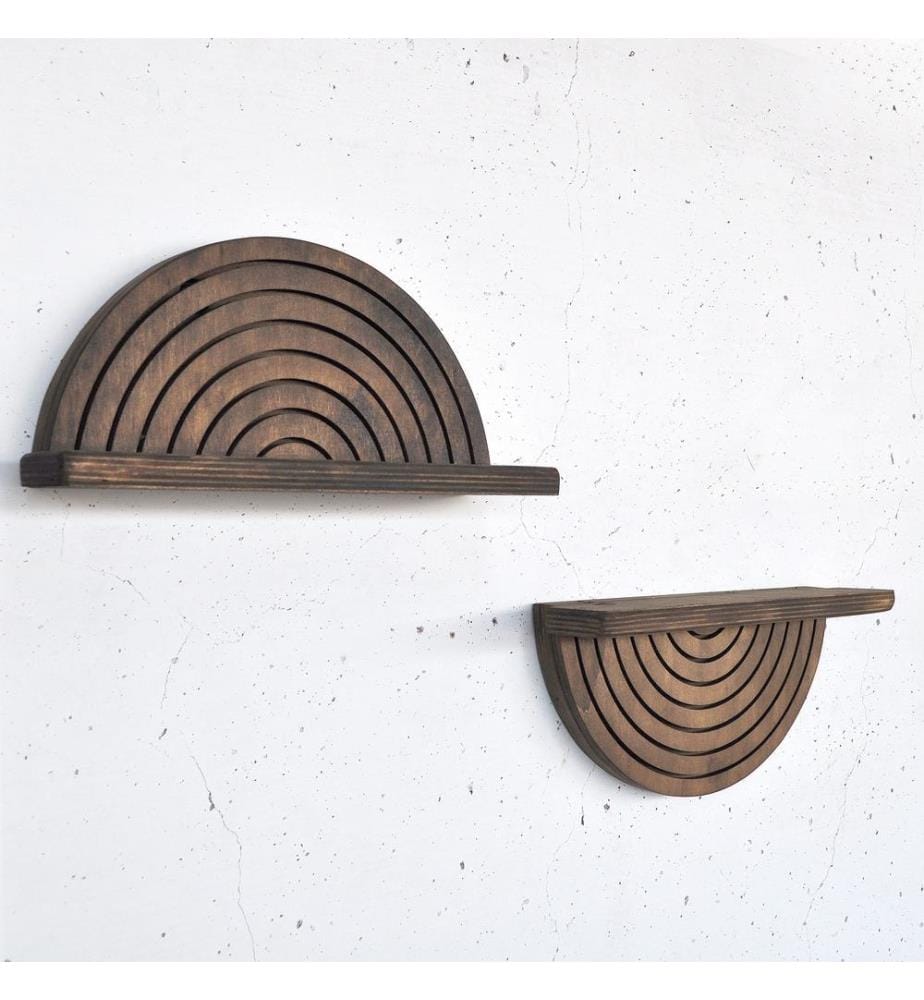 Dekoratives Wandregal aus Holz, 100 % Sperrholz