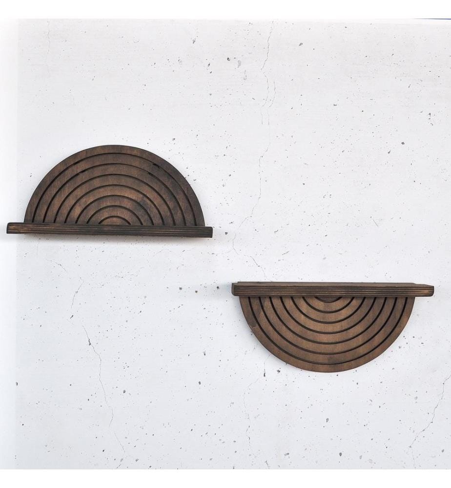 Dekoratives Wandregal aus Holz, 100 % Sperrholz