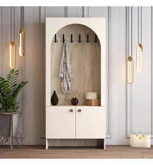 Hall Stand, Cream, Travertine, 100% MELAMINE COATED PARTICLE BOARD