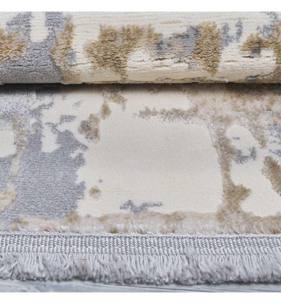 Hall Carpet, Grey, Beige, Cream, 60% Polypropylene / 40% Polyester, 80 x 450 cm
