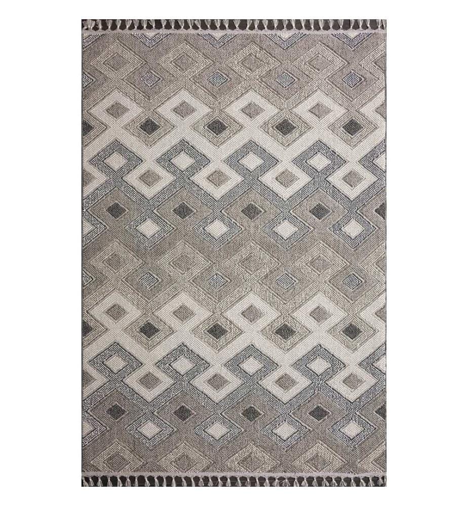Tappeto per ingresso, Grigio, 100% polipropilene, 200 x 400 cm