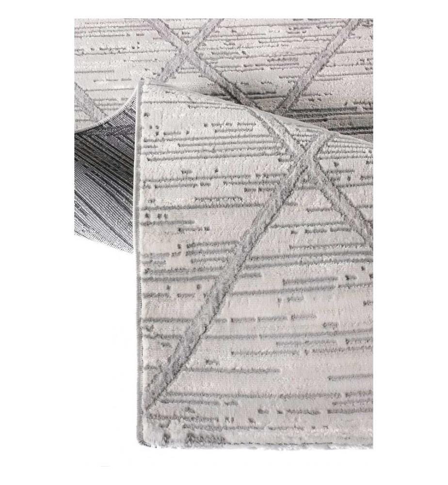 Teppich für den Flur, Grau, 100% Polyester, 80 x 400 cm