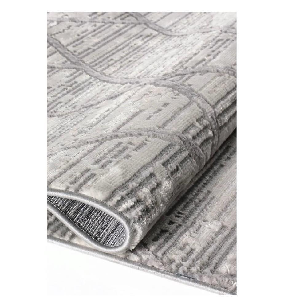 Teppich für den Flur, Grau, 100% Polyester, 80 x 400 cm