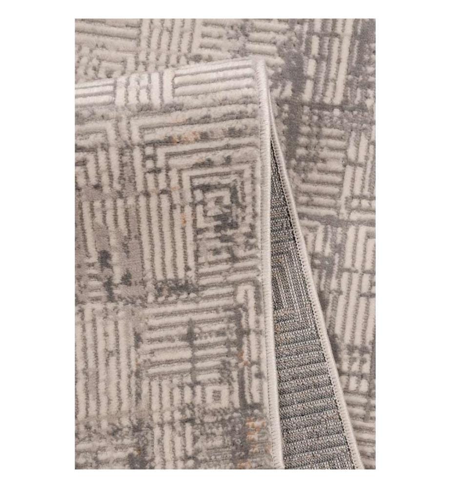 Teppich für den Flur, Grau, 100% Polyester, 80 x 400 cm