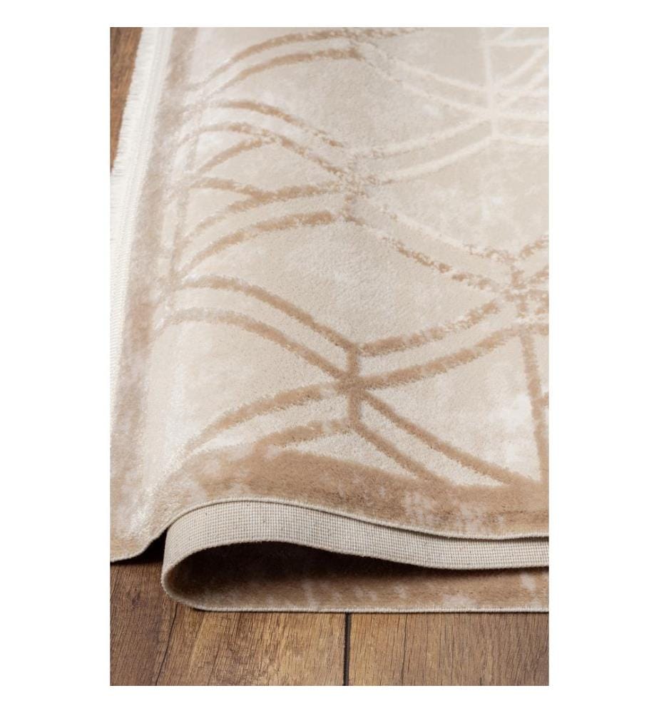 Tappeto per ingresso, Beige, 100% Acrilico, 80 x 200 cm