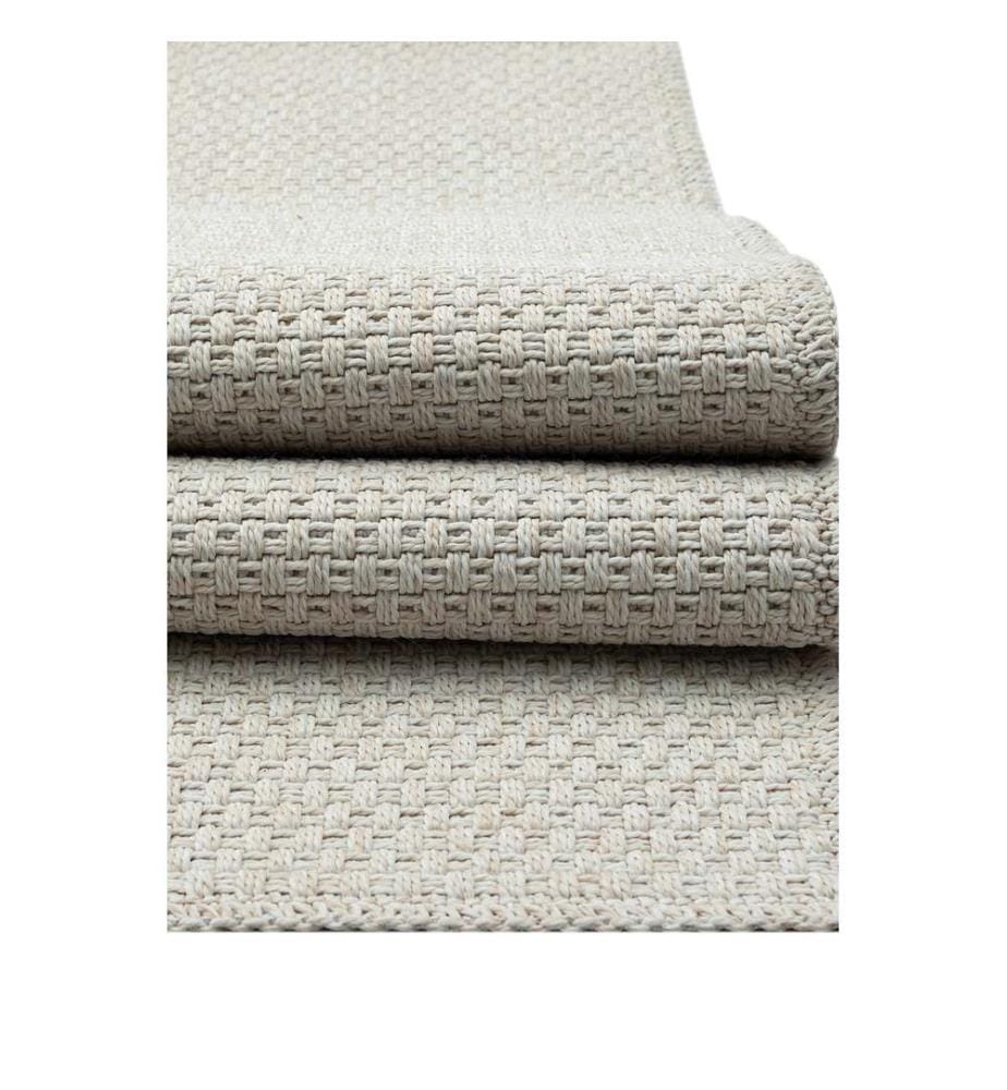 Teppich für den Flur, Creme, 100% Polypropylen, 100 x 450 cm