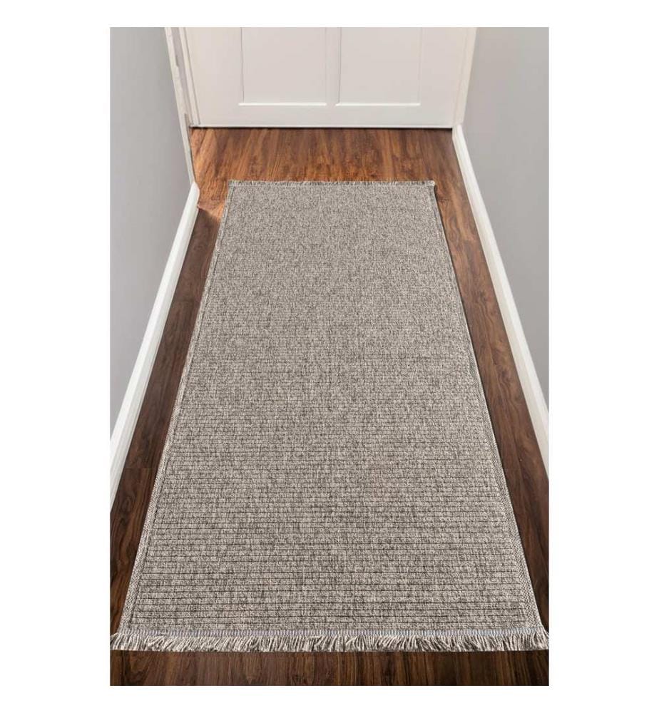 Tappeto per ingresso, Grigio, 100% polipropilene, 120 x 400 cm